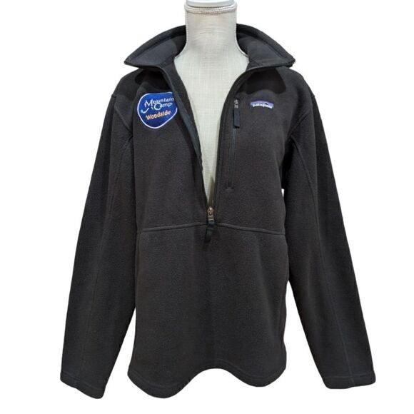 Patagonia Synchilla Fleece Men's Black Marsupial Pullover Size M Style 23000 - Picture 3 of 11